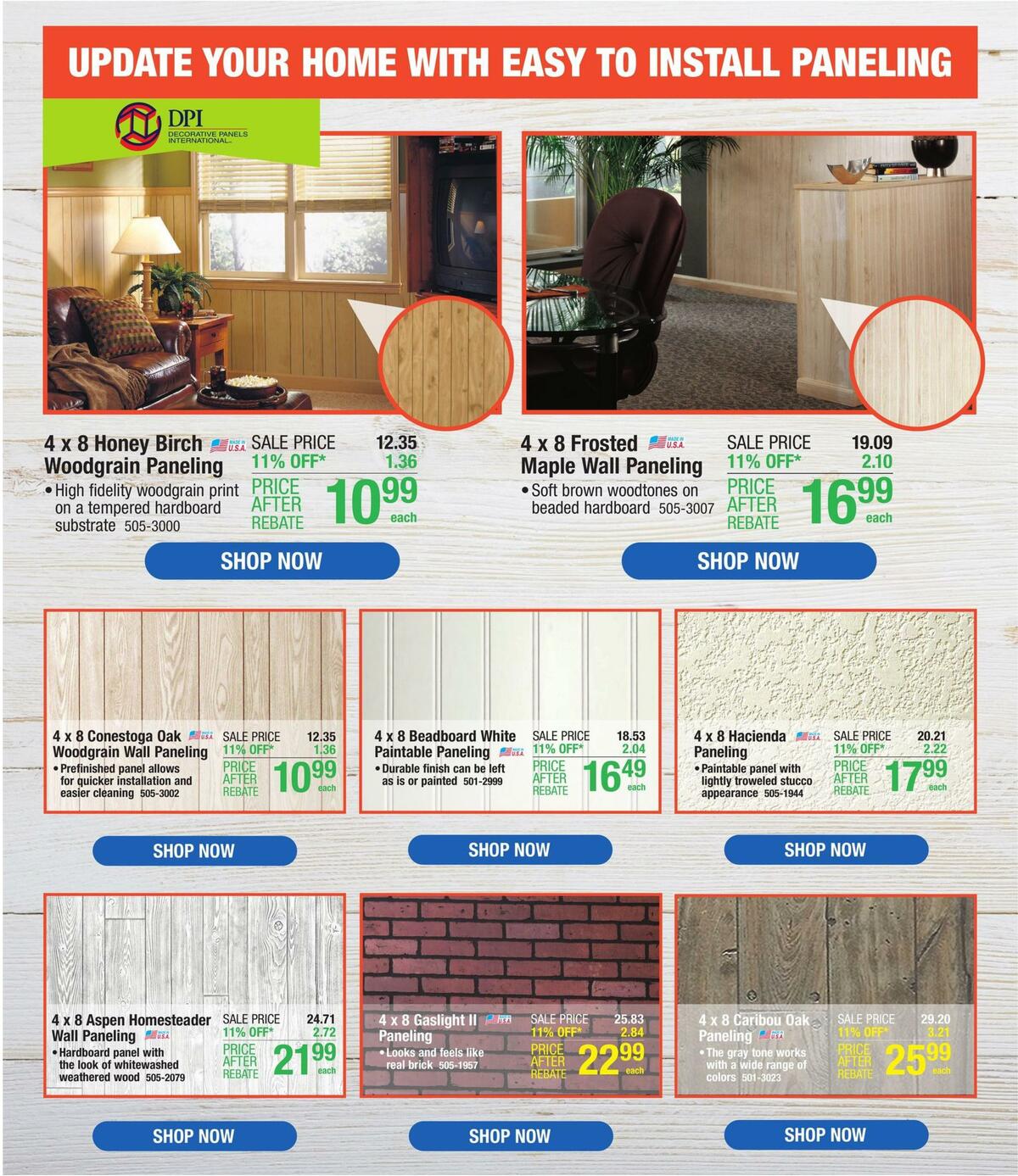 Menards Weekly Ad from September 6