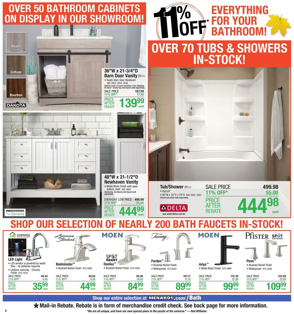 Menards Weekly Ad from September 6