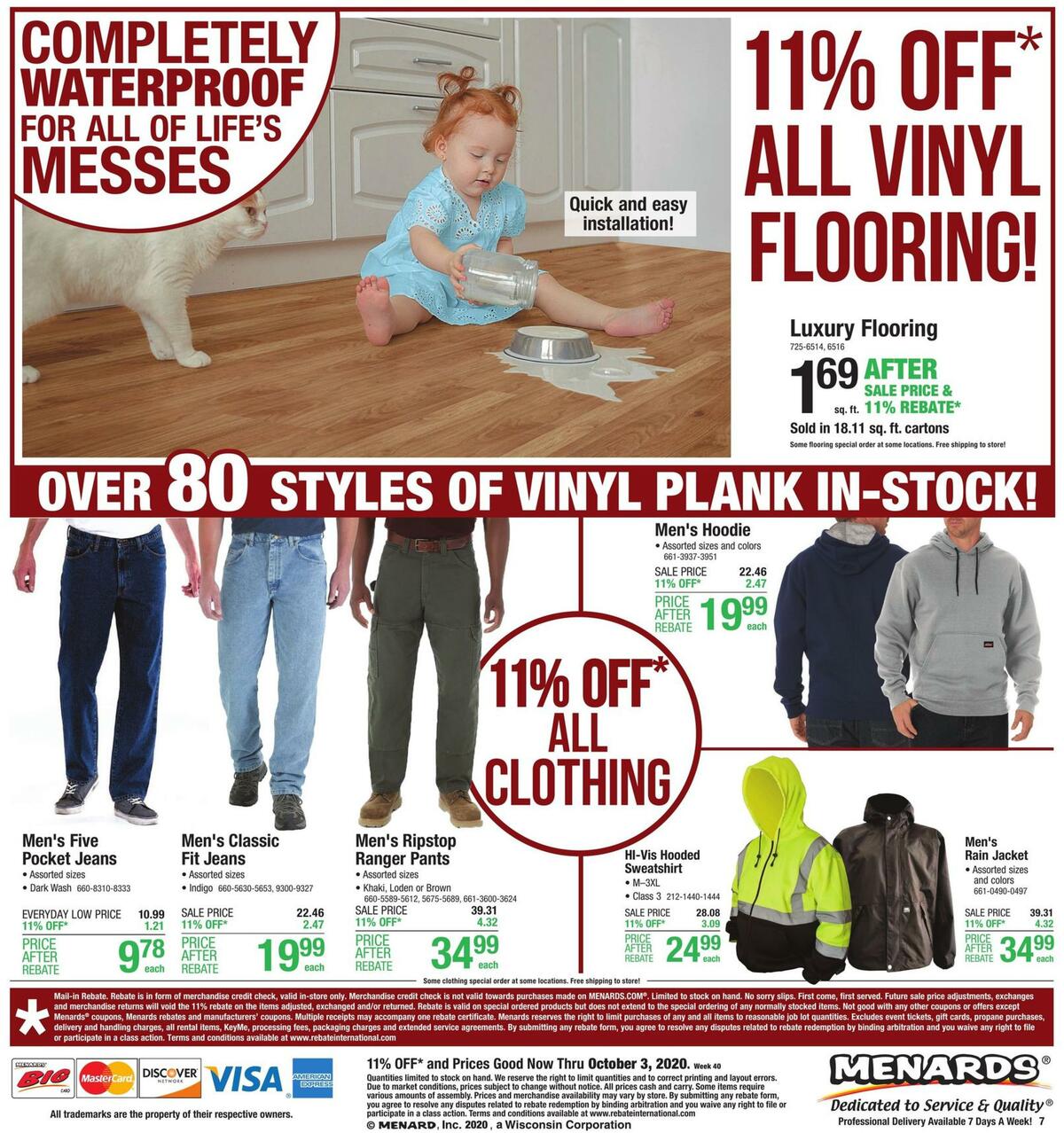 Menards Weekly Ad from September 27