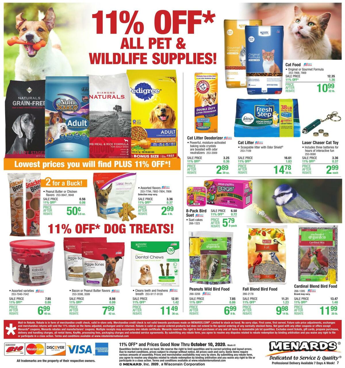 Menards Weekly Ad from October 4