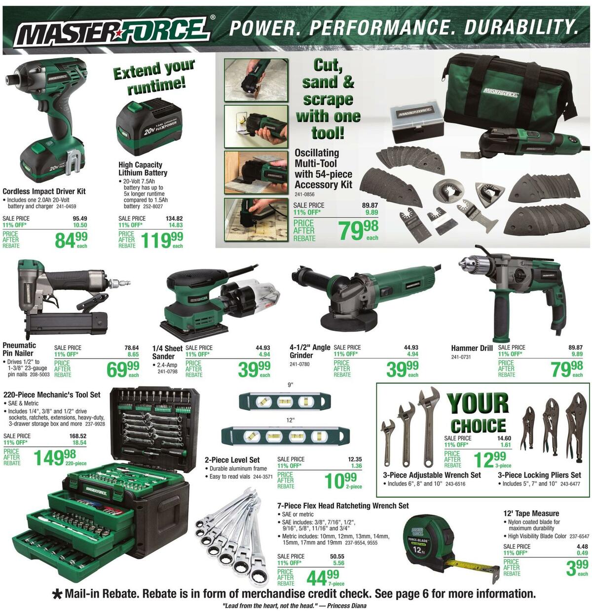 Menards Weekly Ad from October 18