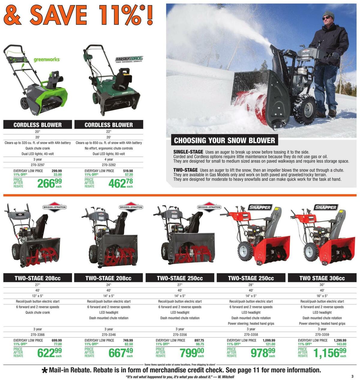 Menards Weekly Ad from October 25