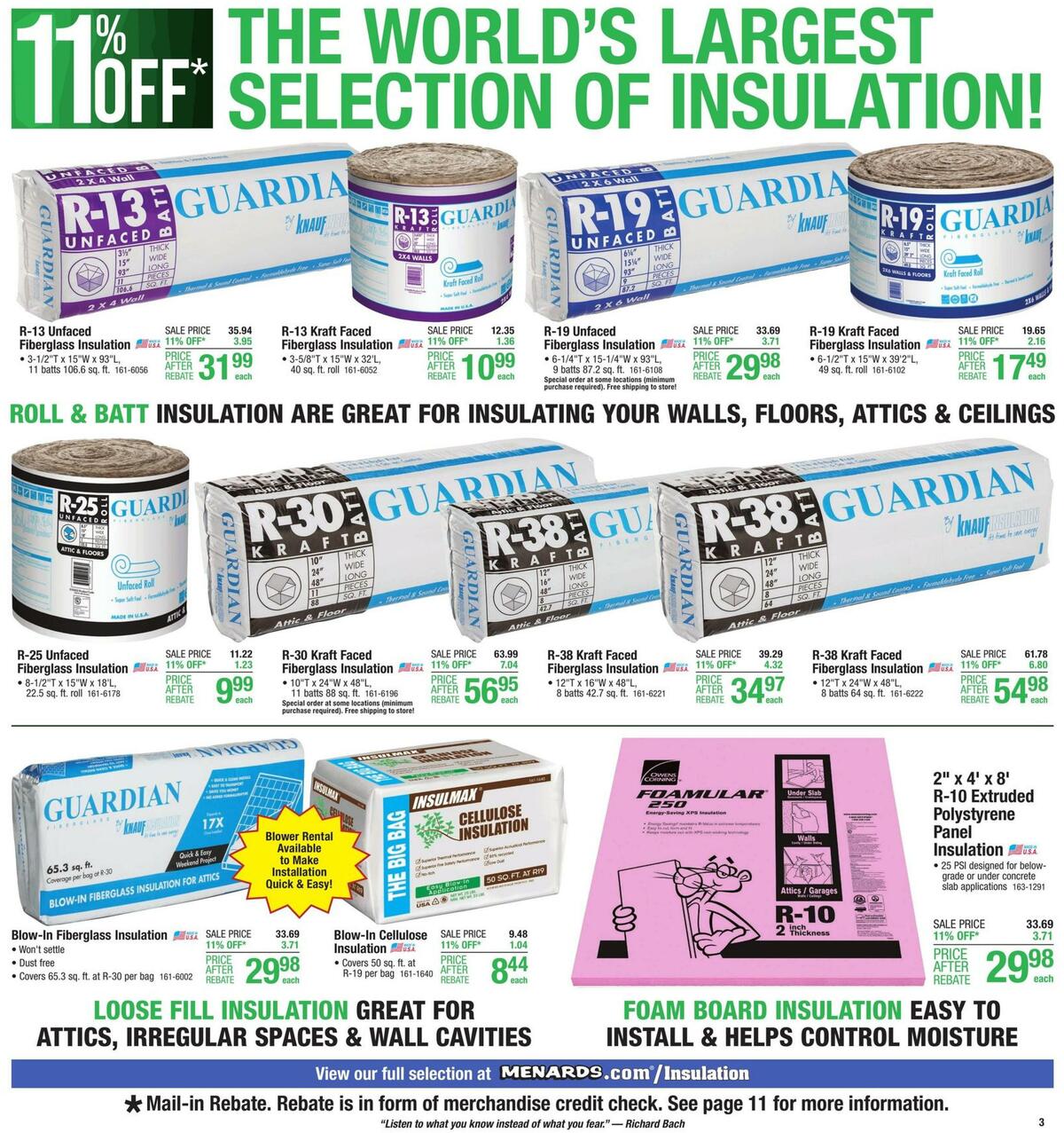 Menards Weekly Ad from November 1