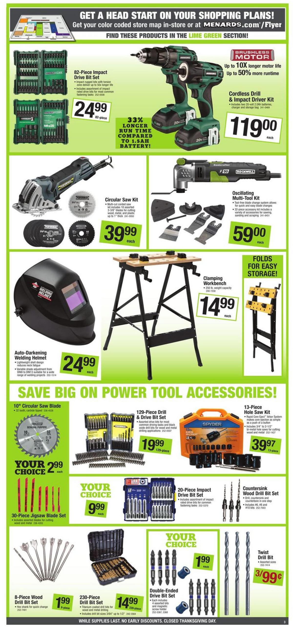 Menards Black Friday Sale Weekly Ad from November 27