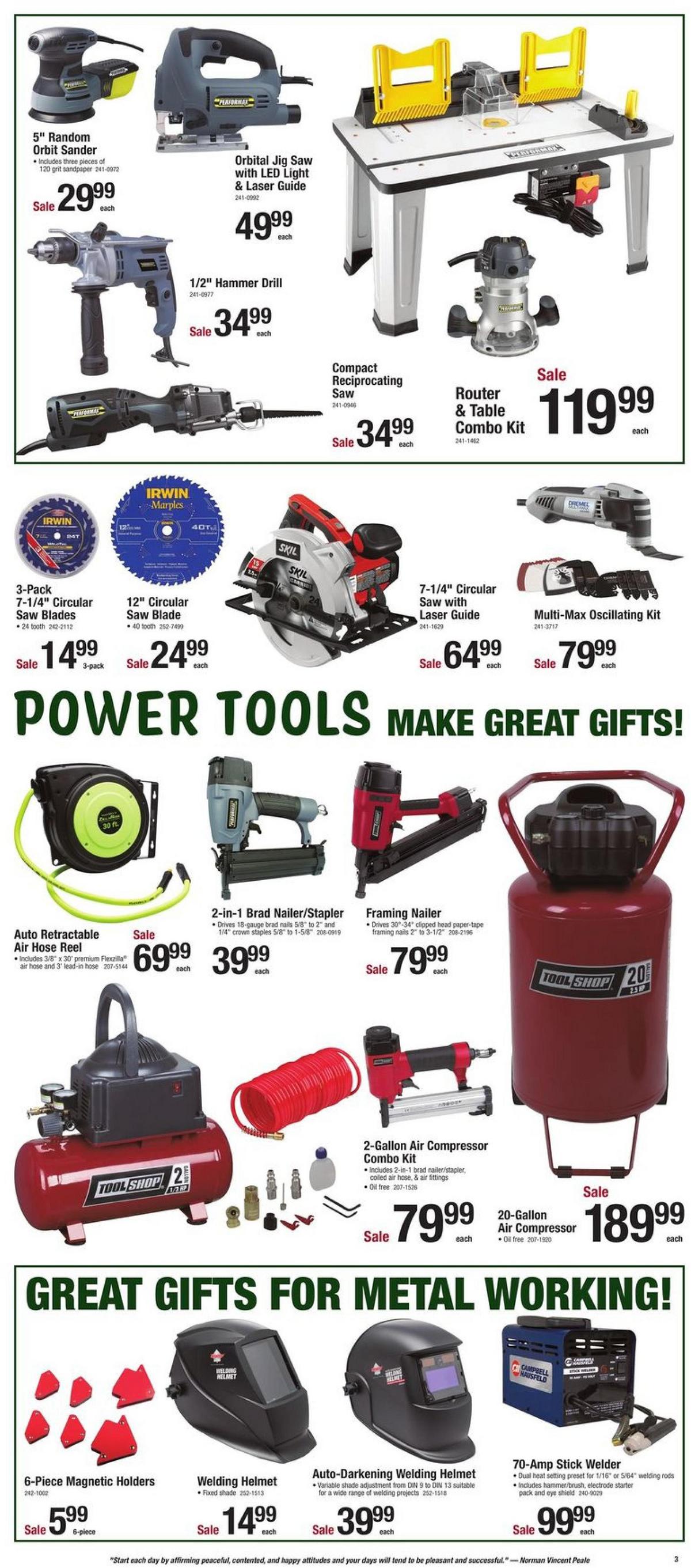 Menards Great Gift Ideas Weekly Ad from December 2