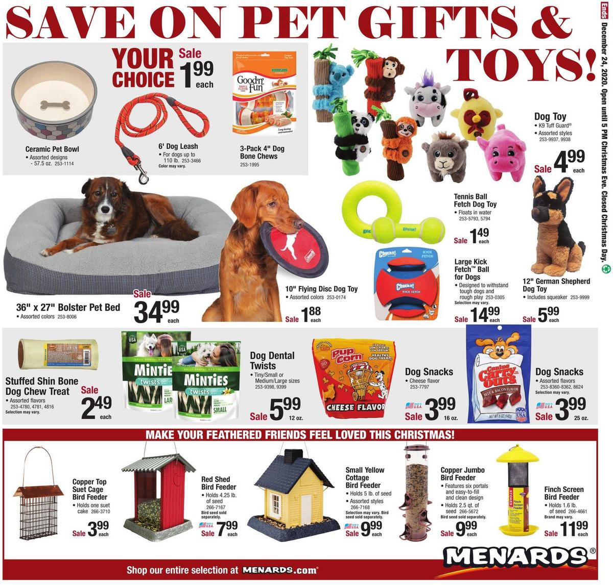 Menards Gifts for Everyone on Your List! Weekly Ad from December 11