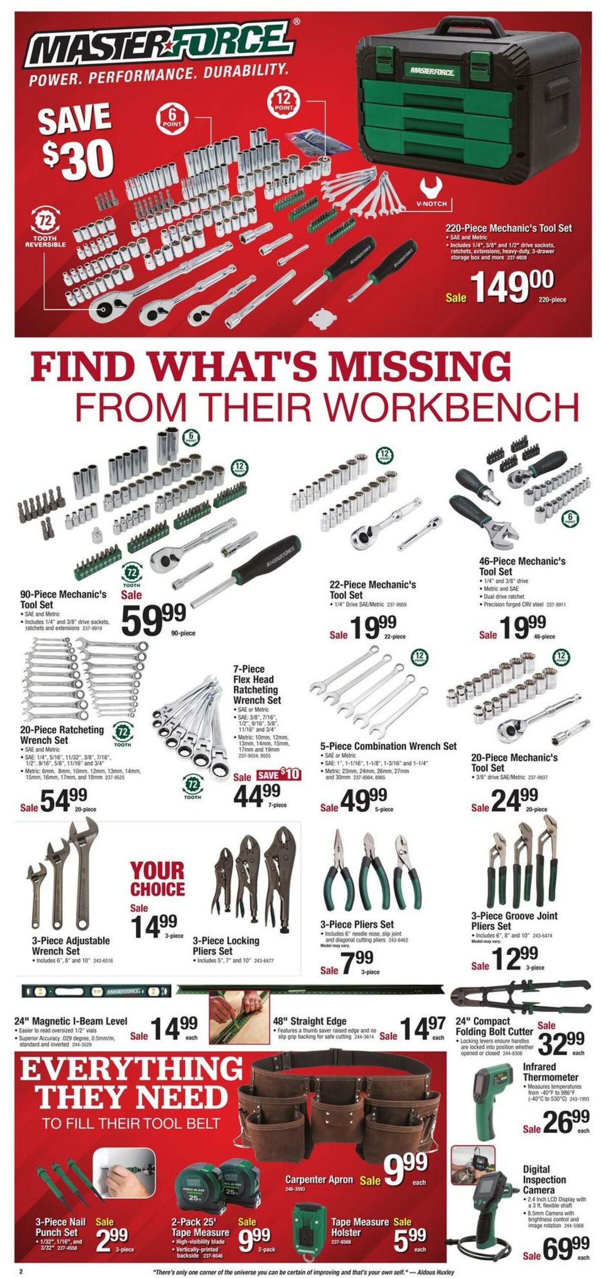 Menards Tools Weekly Ad from December 15