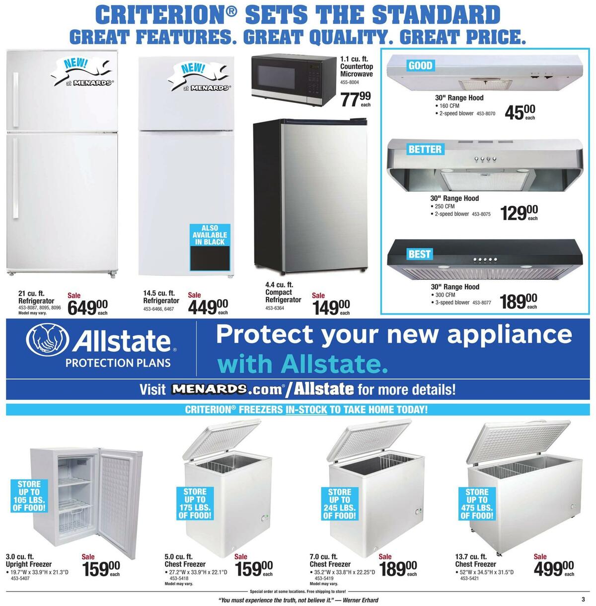Menards Weekly Ad from January 3