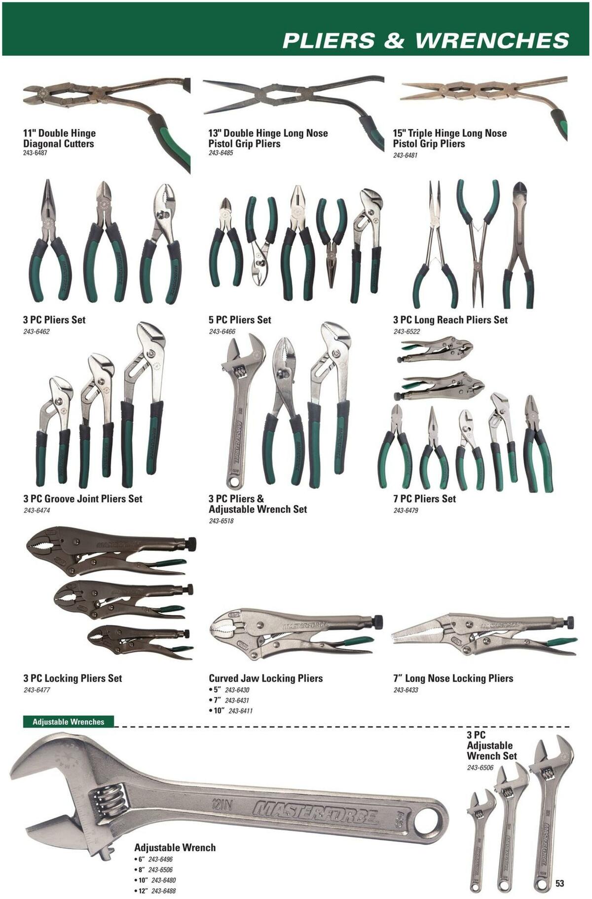 Menards Masterforce Tools Weekly Ad from November 22