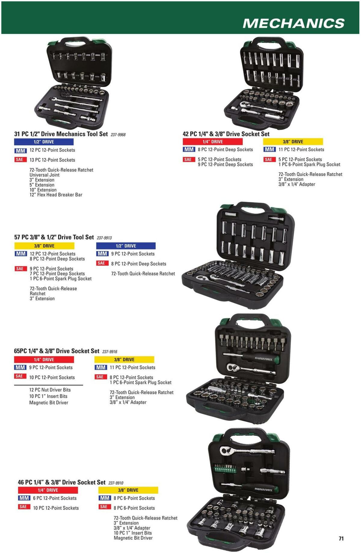 Menards Masterforce Tools Weekly Ad from November 22