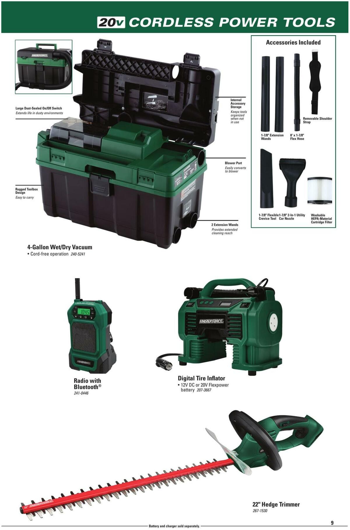 Menards Masterforce Tools Weekly Ad from November 22