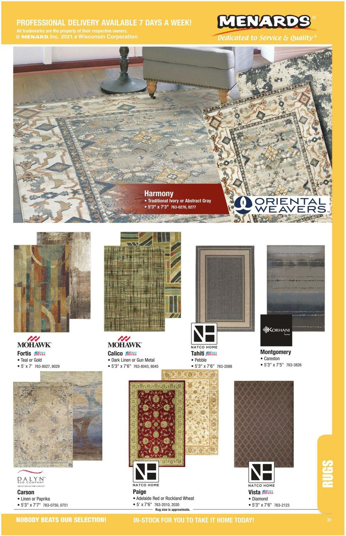 Menards Flooring Catalog 2021 Weekly Ad from December 28