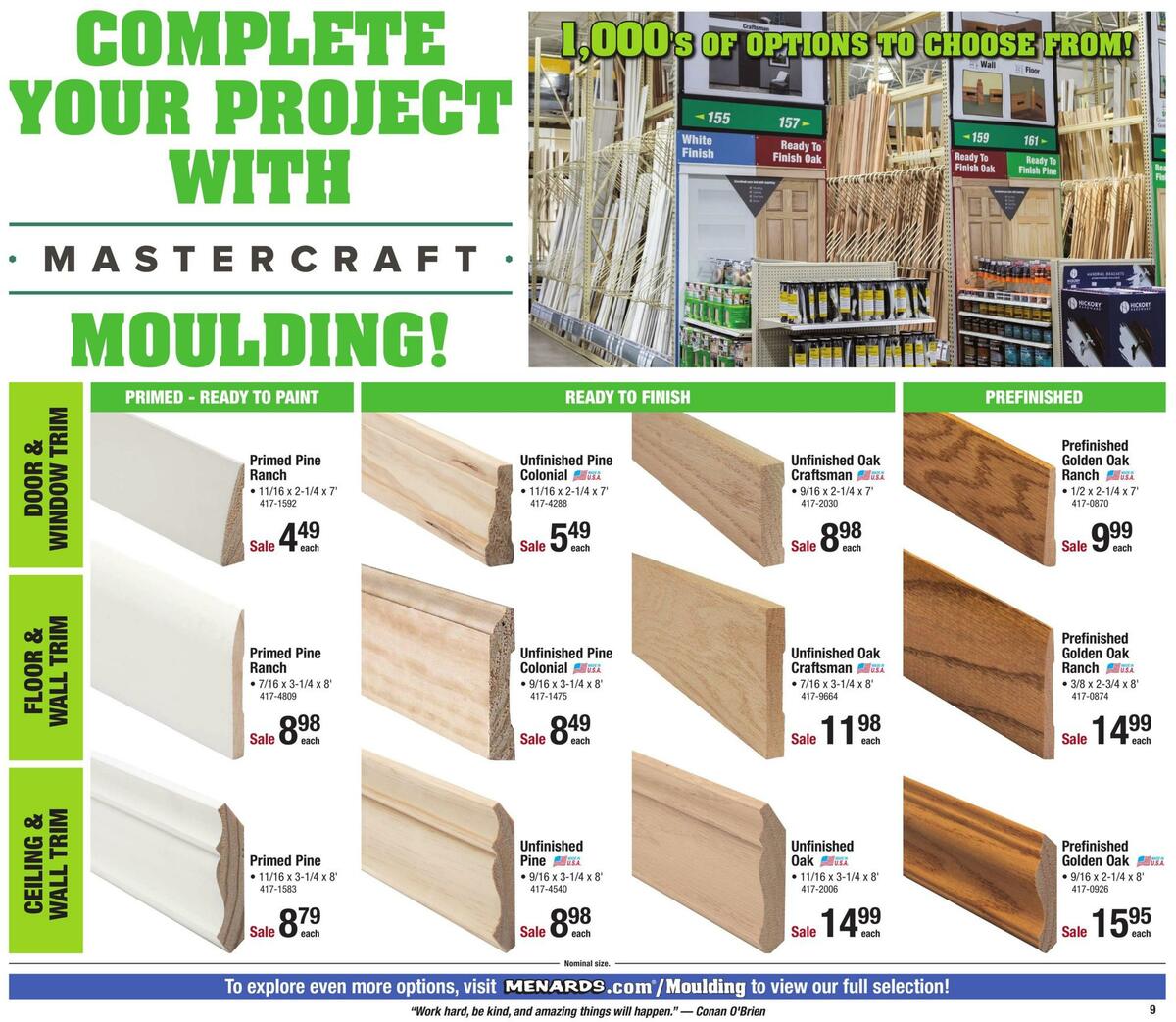 Menards Weekly Ad from January 10