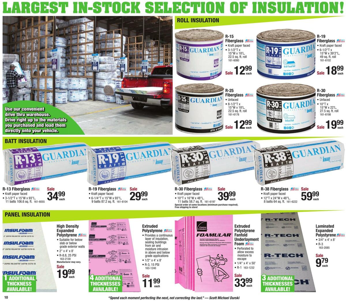 Menards Weekly Ad from January 10