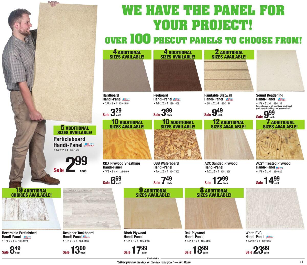 Menards Weekly Ad from January 10