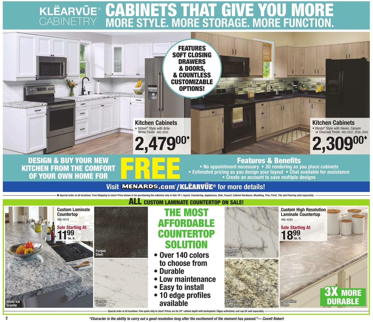 Menards Weekly Ad from January 10