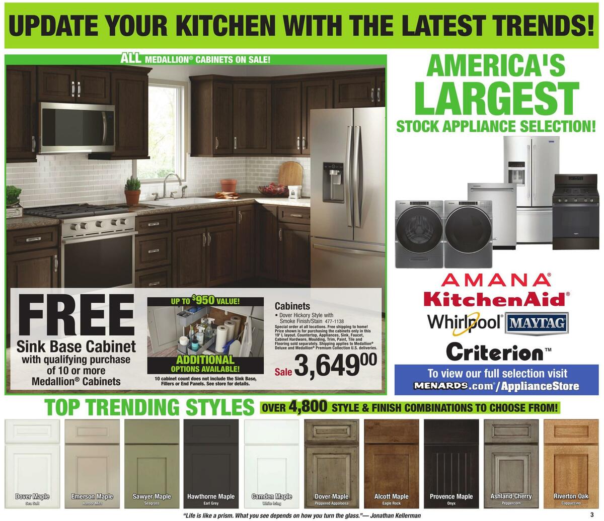 Menards Weekly Ad from January 10