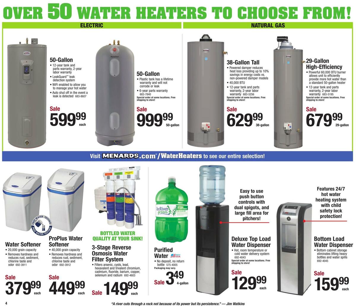 Menards Weekly Ad from January 10