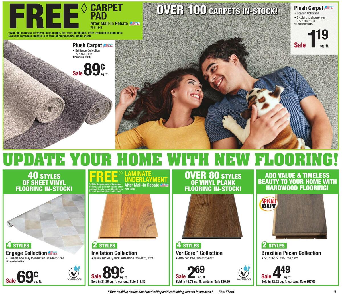 Menards Weekly Ad from January 10