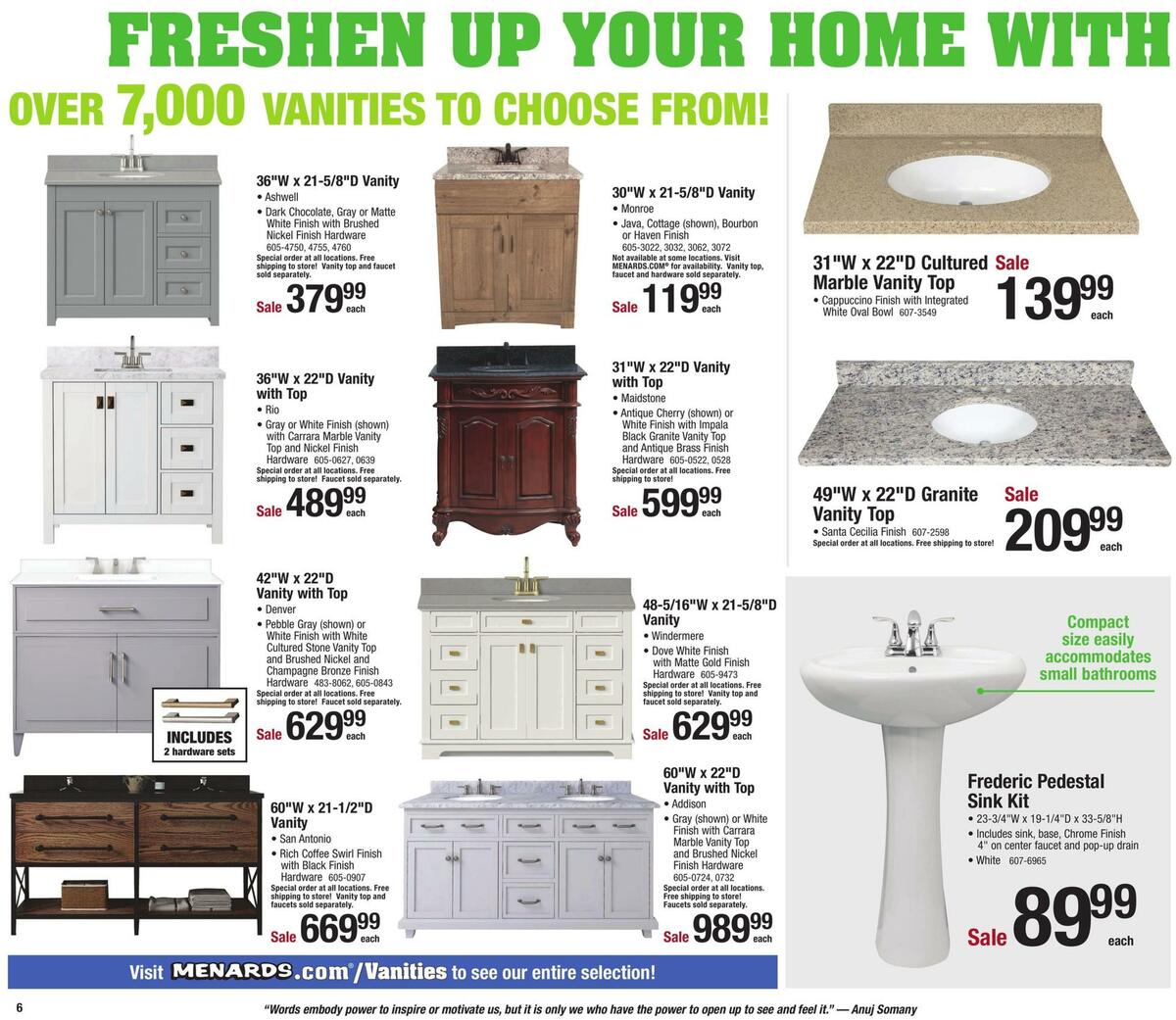 Menards Weekly Ad from January 10