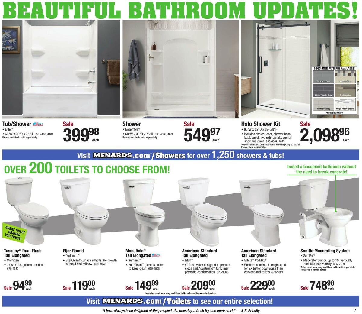 Menards Weekly Ad from January 10