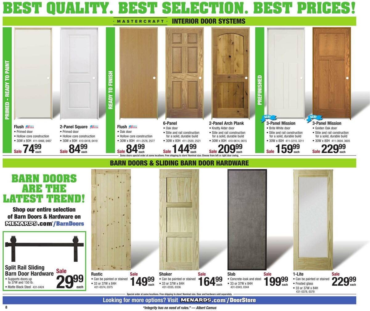 Menards Weekly Ad from January 10
