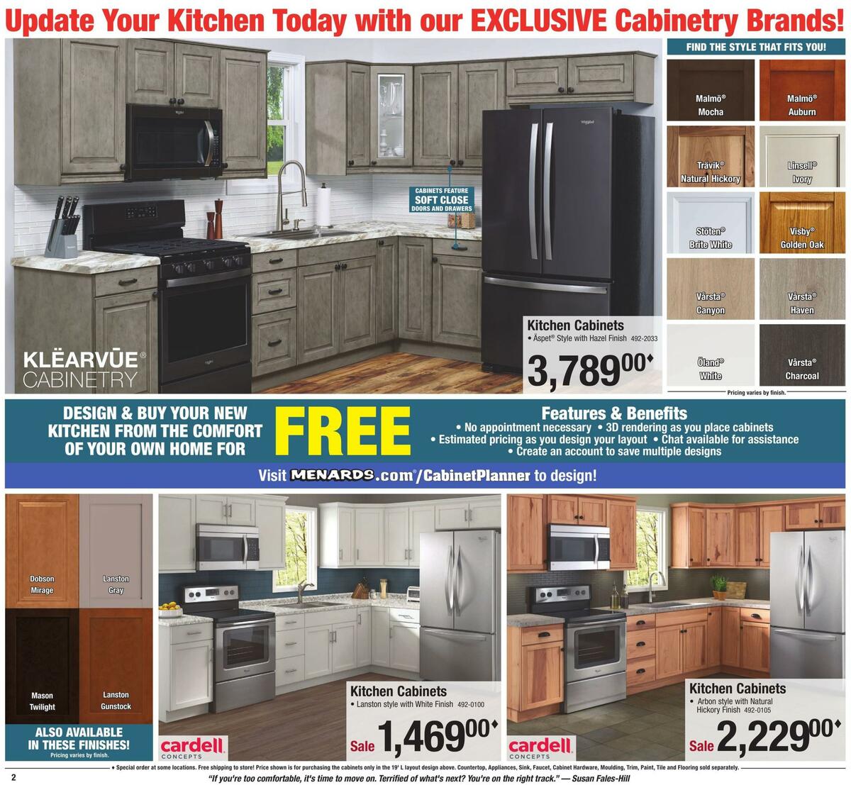 Menards Weekly Ad from January 17