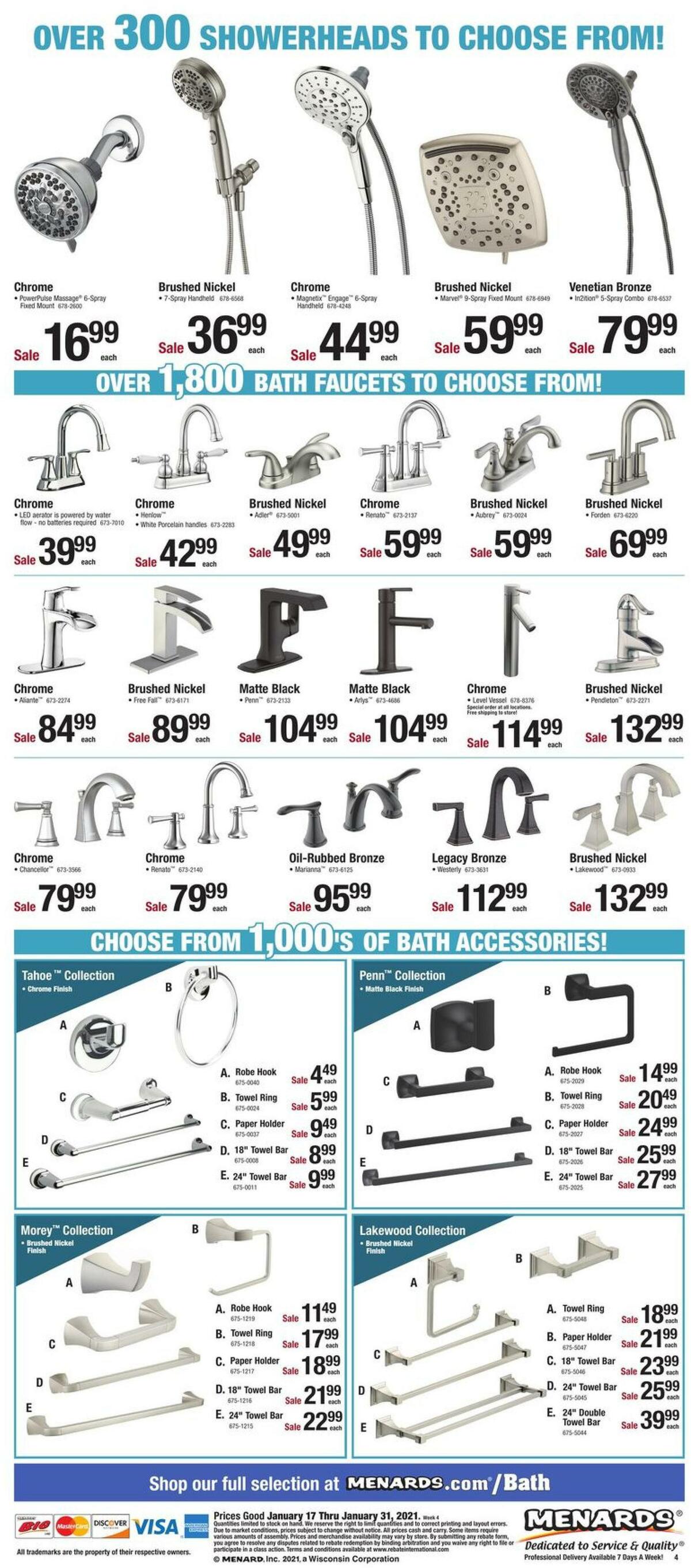 Menards Bath Weekly Ad from January 17