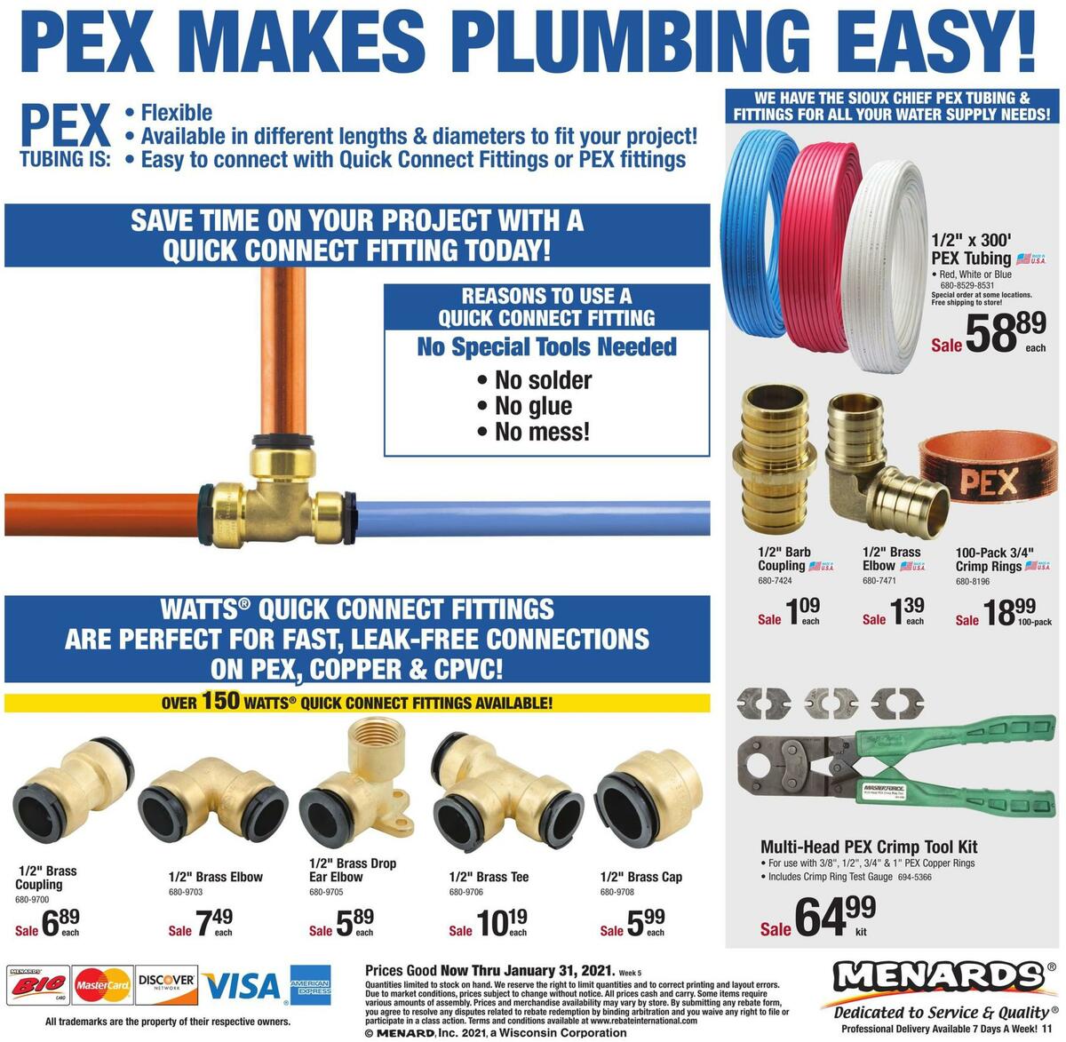 Menards Weekly Ad from January 24