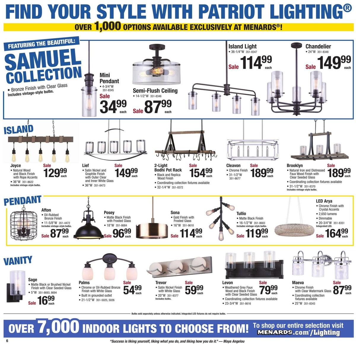 Menards Weekly Ad from January 24