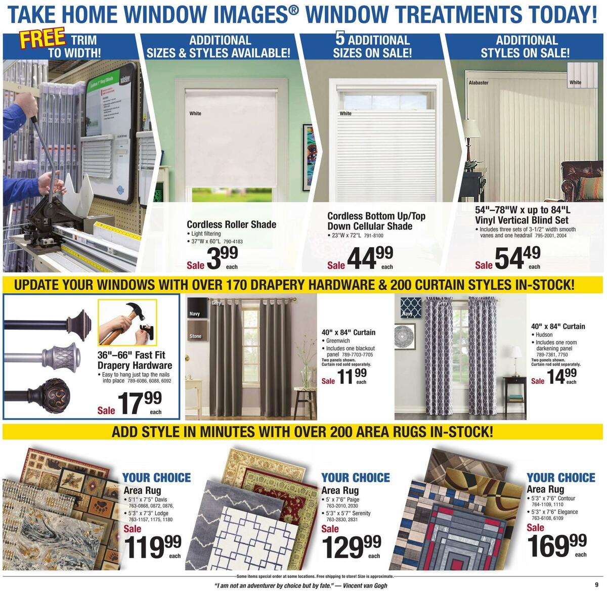 Menards Weekly Ad from January 24