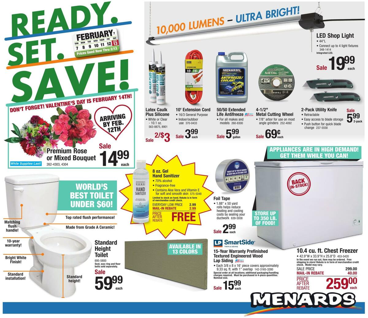Menards Weekly Ad from February 7