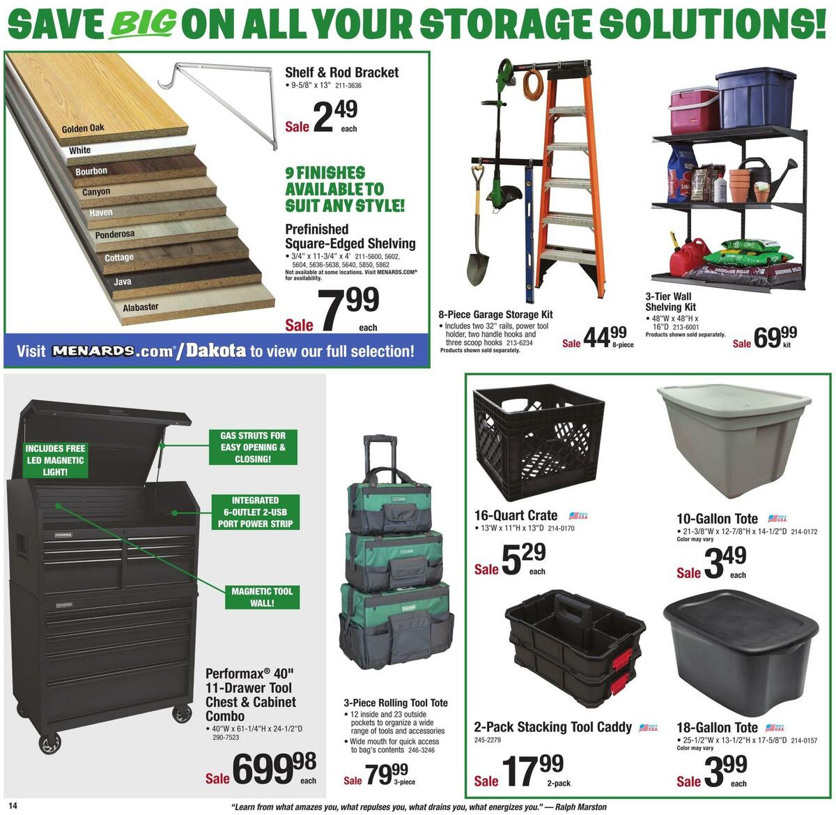 Menards Weekly Ad from February 14