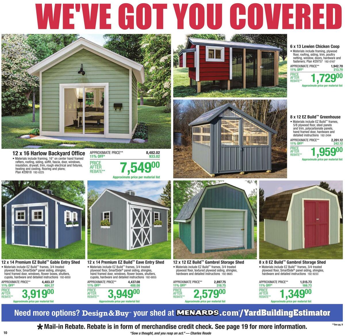 Menards Weekly Ad from March 14