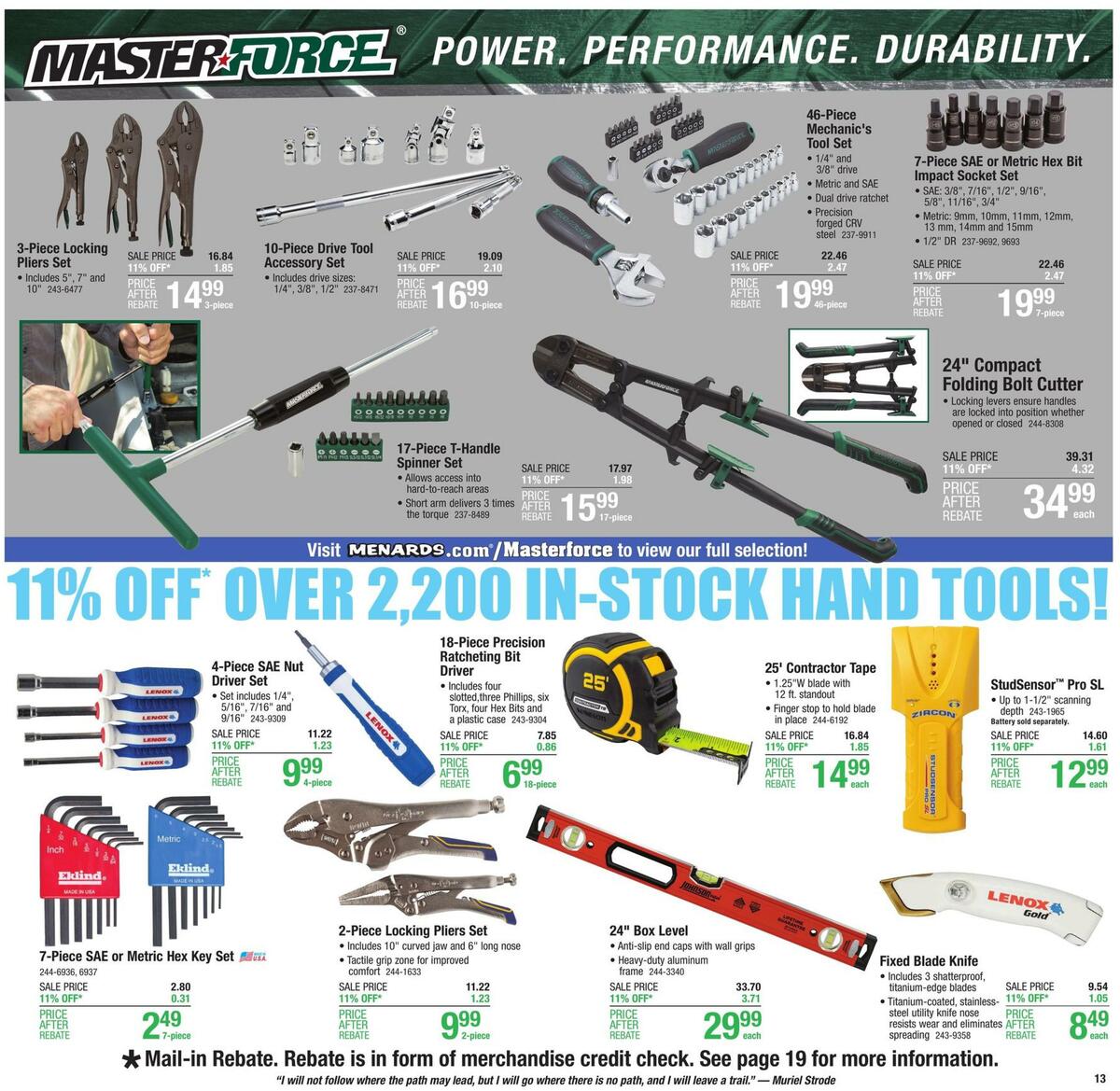 Menards Weekly Ad from March 14