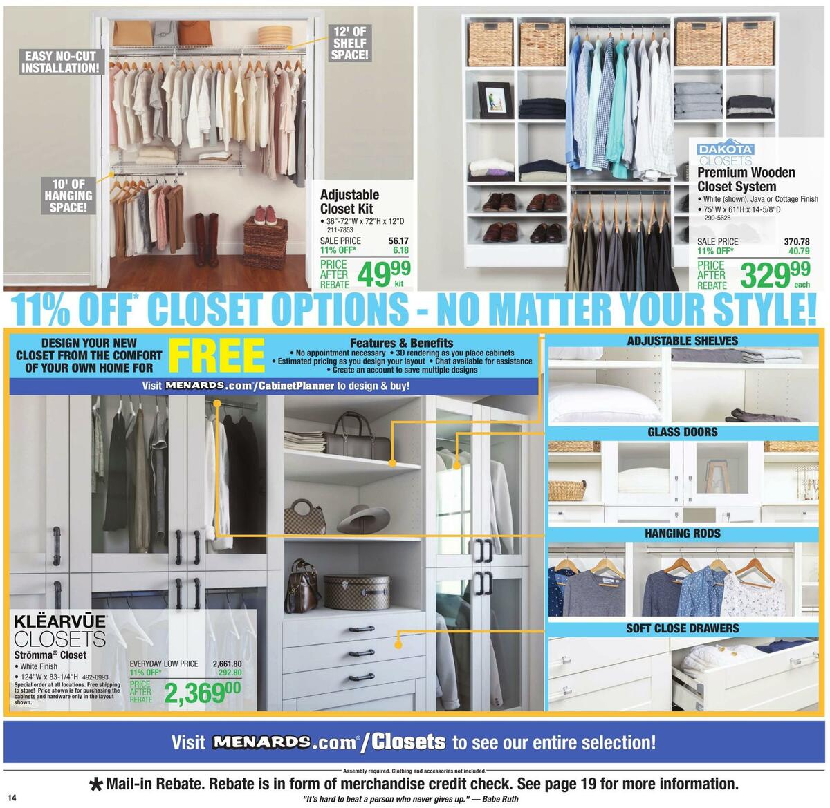 Menards Weekly Ad from March 14