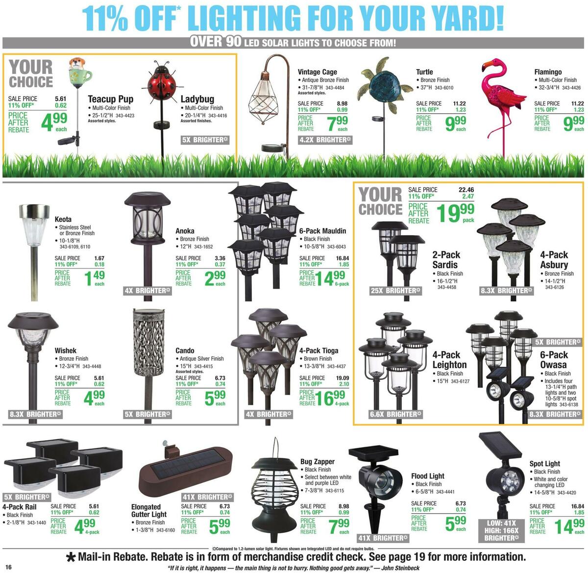 Menards Weekly Ad from March 14