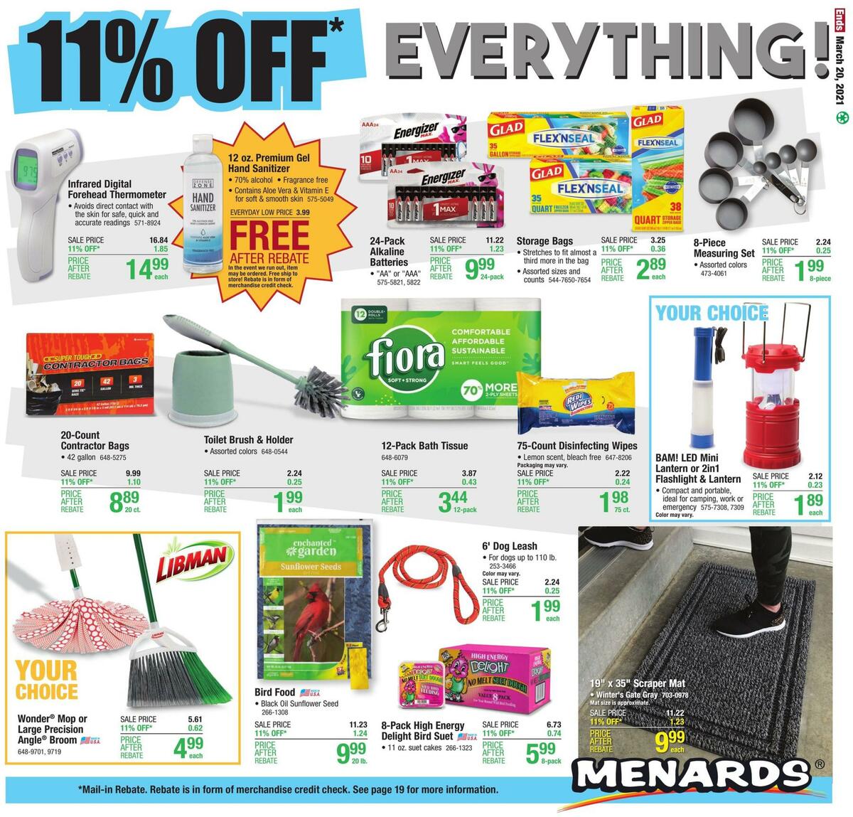 Menards Weekly Ad from March 14