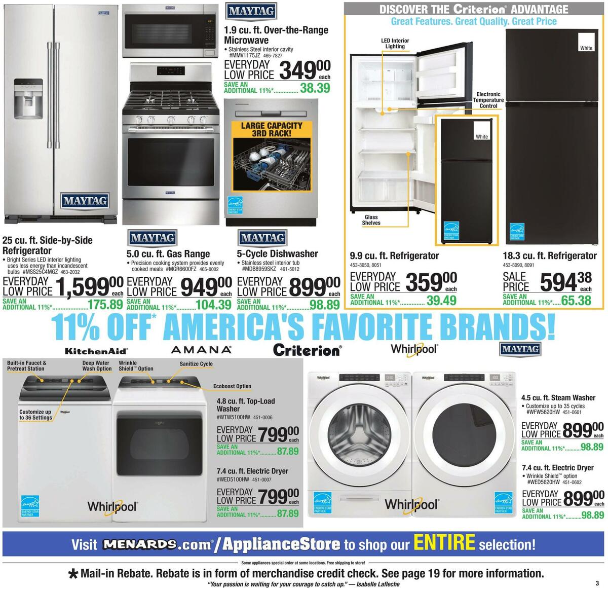 Menards Weekly Ad from March 14