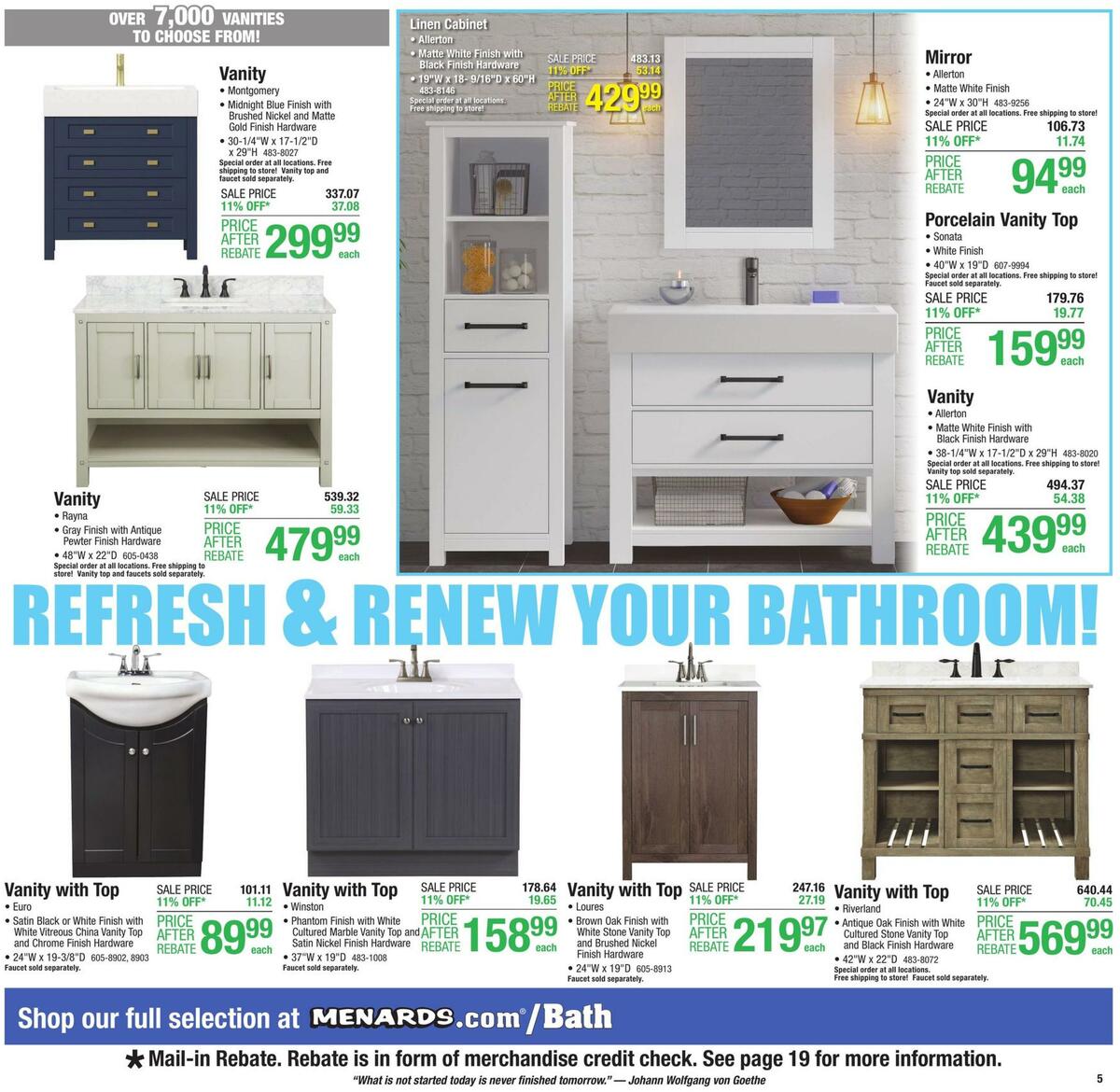 Menards Weekly Ad from March 14