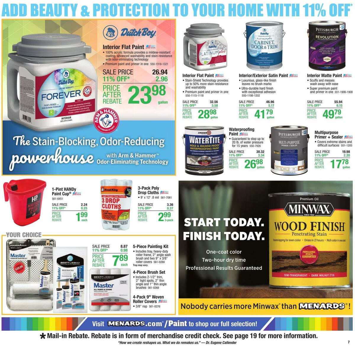 Menards Weekly Ad from March 14