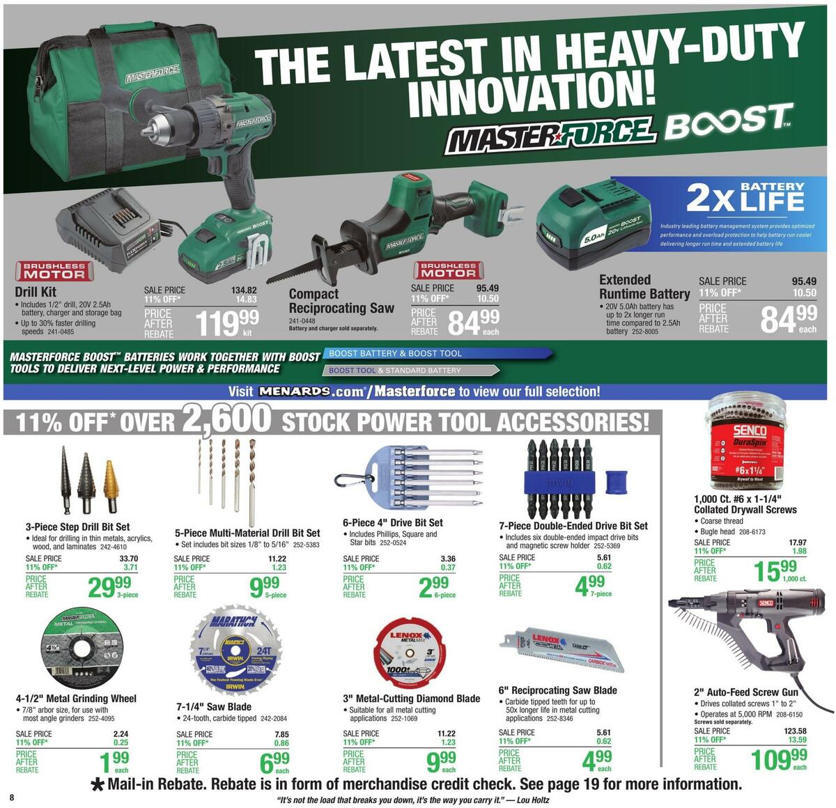 Menards Weekly Ad from March 14