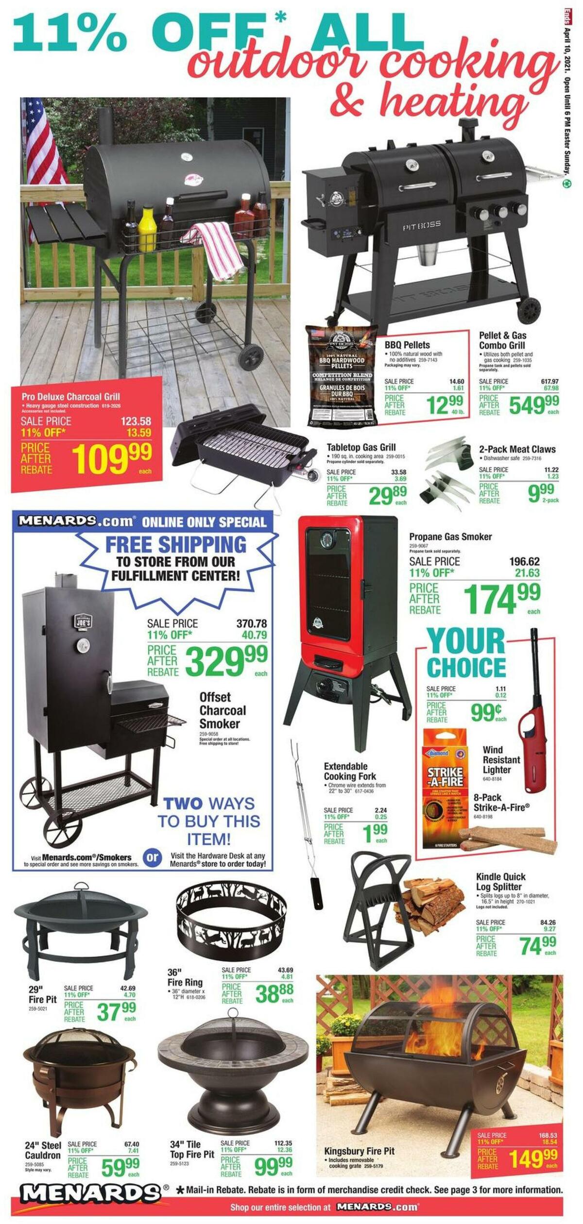 Menards Outdoor Living Weekly Ad from March 31