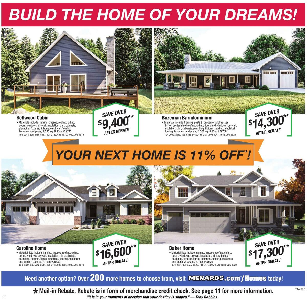 Menards Weekly Ad from April 11