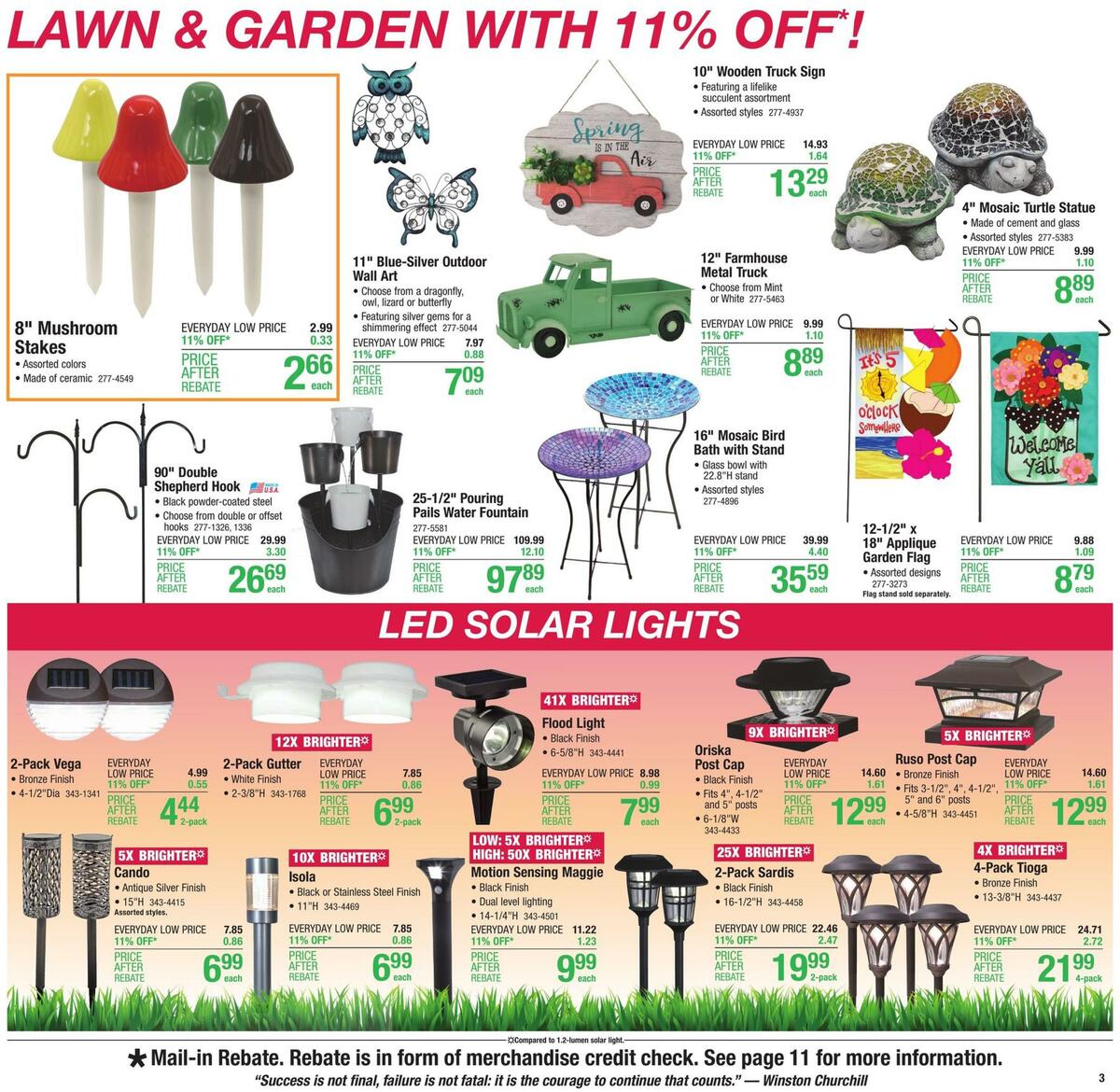 Menards Weekly Ad from April 11