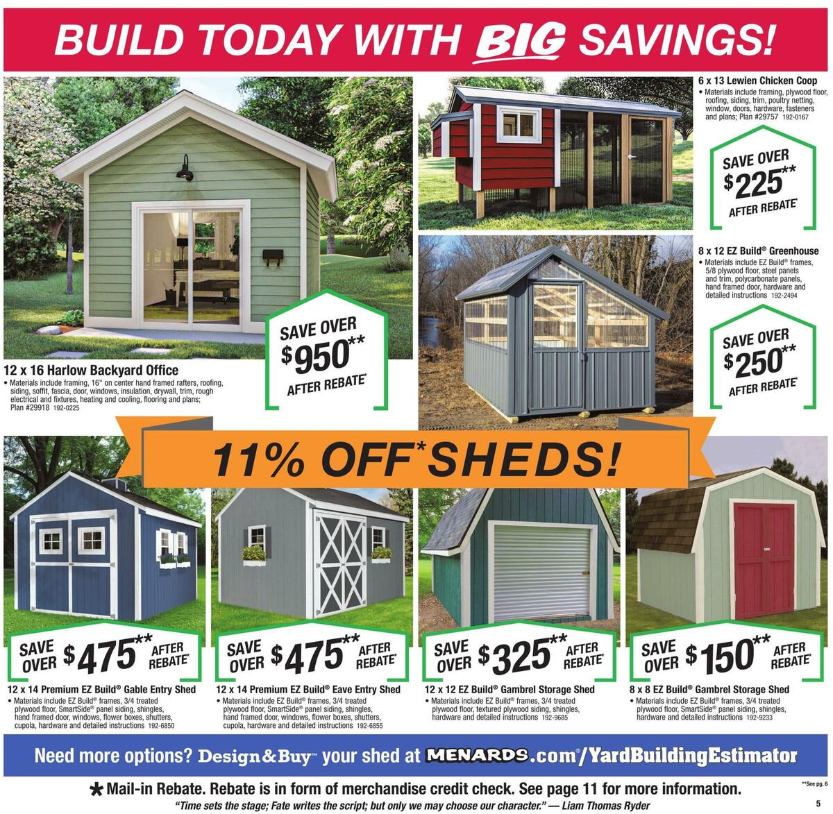 Menards Weekly Ad from April 11