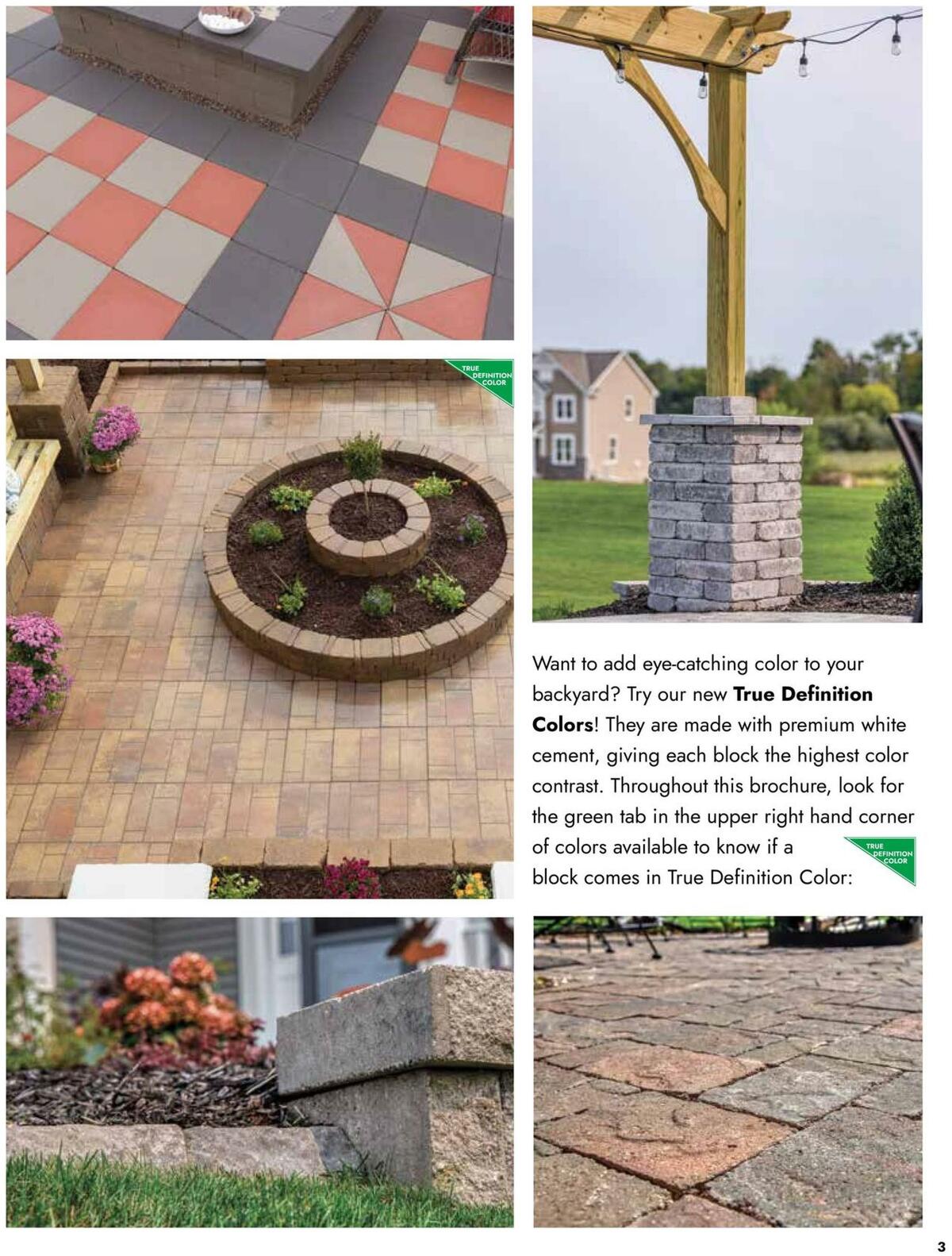 Menards Landscape Concrete Block Catalog Weekly Ad from March 15