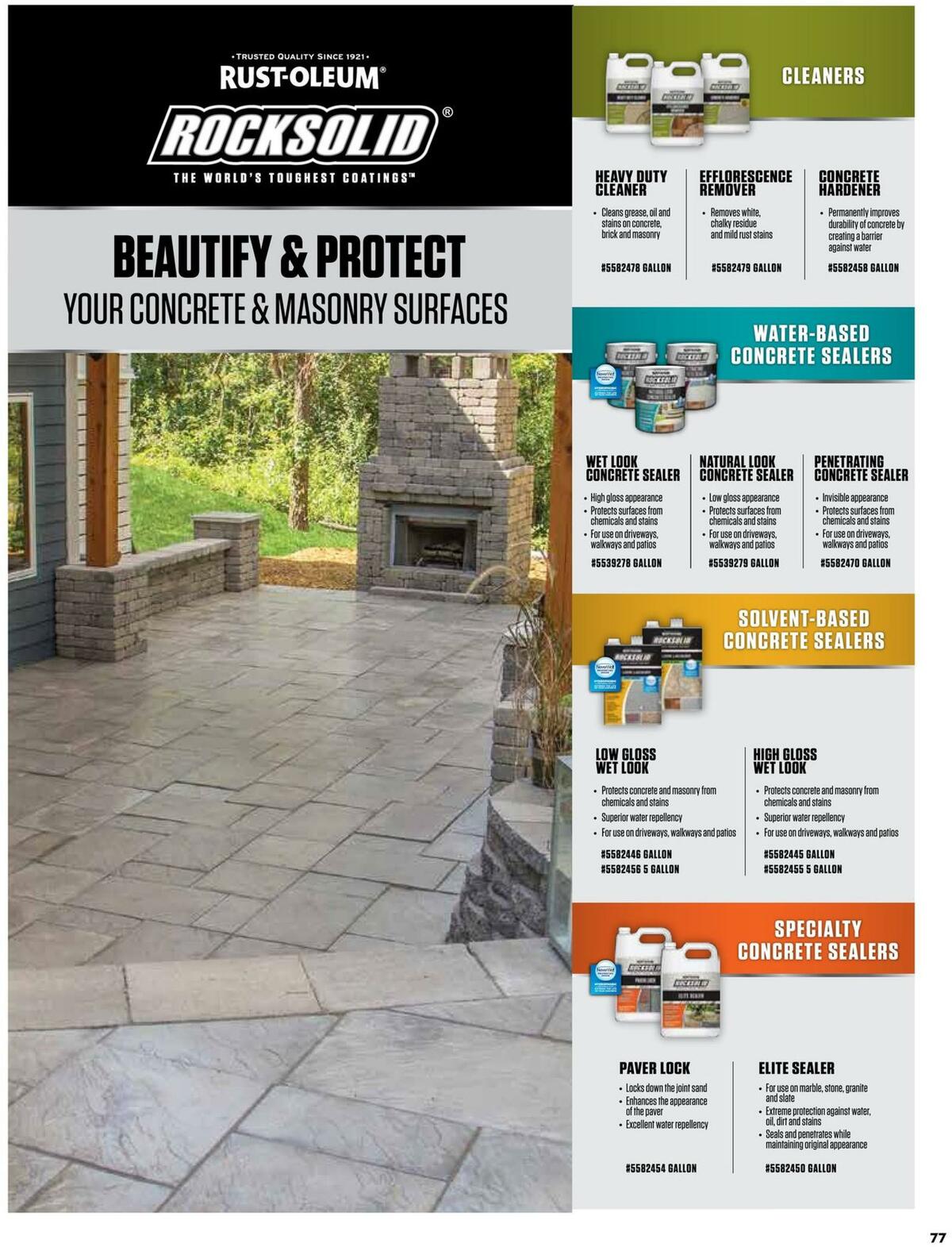 Menards Landscape Concrete Block Catalog Weekly Ad from March 15