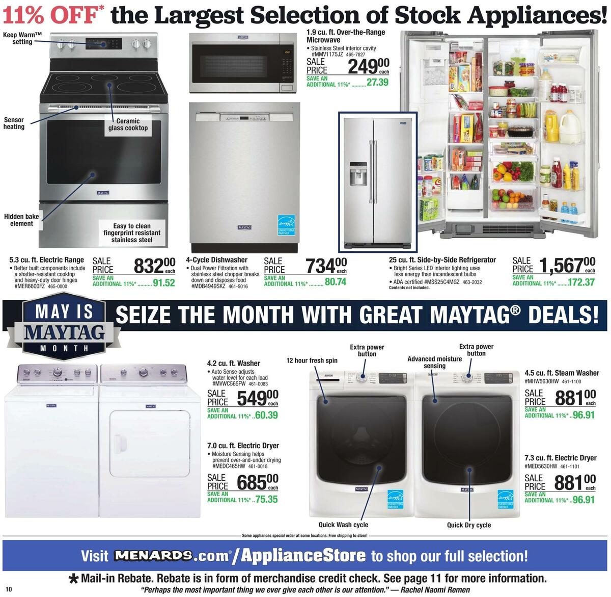 Menards Weekly Ad from April 29