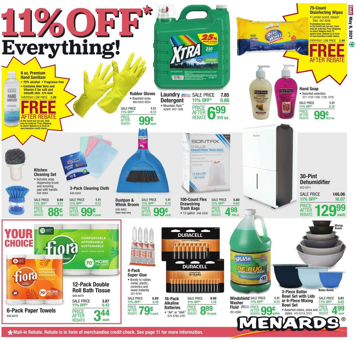 Menards Weekly Ad from April 29